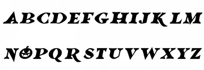 Halloween Horrors 2023 Italic خط أحرف صغيرة