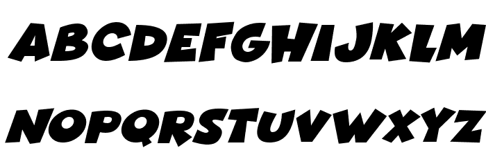 Halloween Horrors Italic Font LOWERCASE