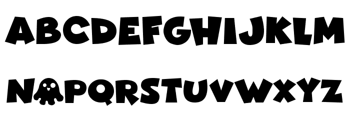 Halloween Horrors Font UPPERCASE