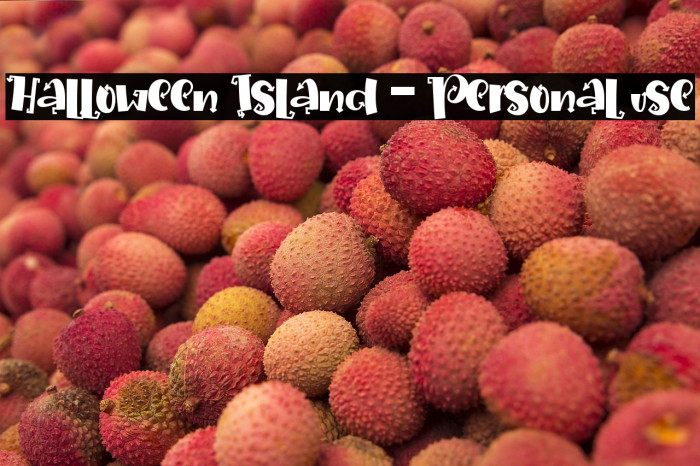 Halloween Island - Personal use Example 2