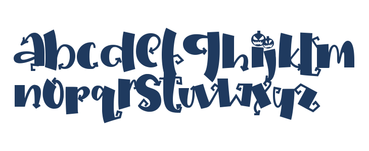 Halloween Island - Personal use Lowercase