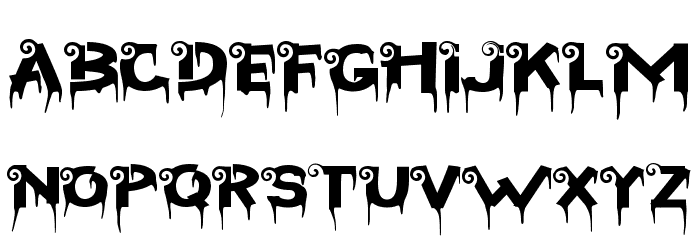 Halloween Kingdom Font LOWERCASE