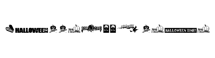 Halloween Logo  Frei Schriftart Herunterladen