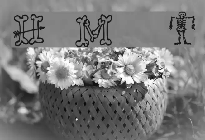 Halloween Match  Tryout Schriftart examples