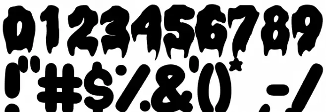 Halloween Melt Caratteri ALTRI CARATTERI