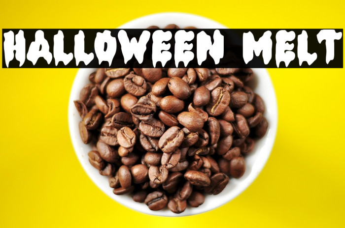 Halloween Melt Caratteri examples
