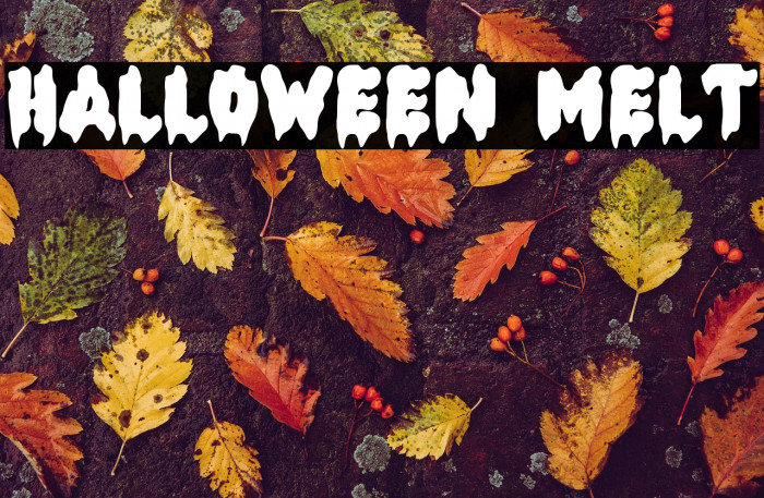 Halloween Melt Caratteri examples