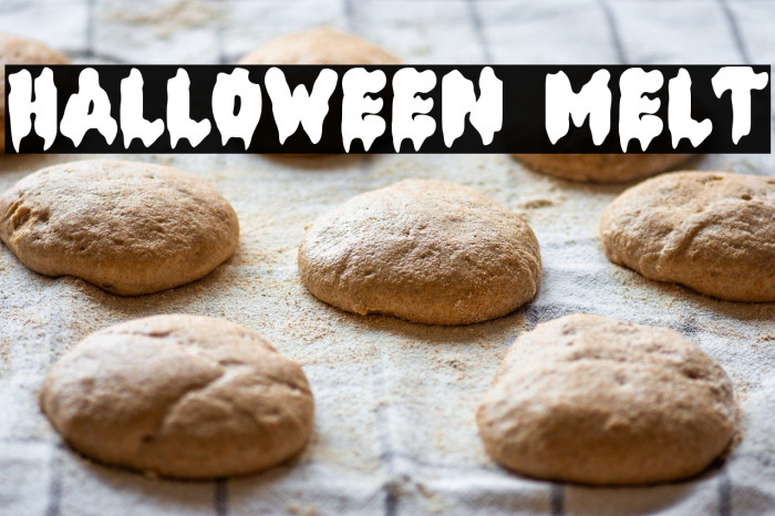 Halloween Melt Caratteri examples