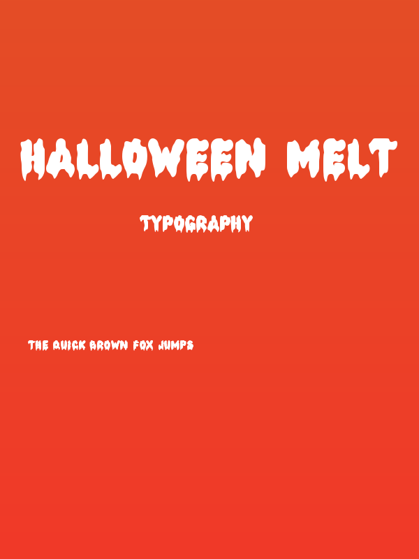 Halloween Melt Poster