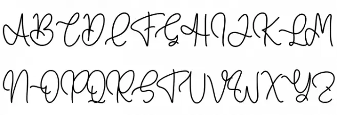 Halloween Monoline - Personal U Fuentes MAYÚSCULAS