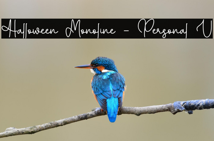 Halloween Monoline - Personal U Example 2