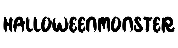Halloween Monster  Frei Schriftart Herunterladen
