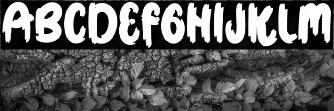 Halloween Monster Font examples