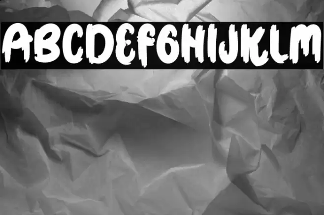 Halloween Monster Font examples