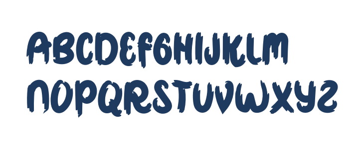 Halloween Monster Lowercase