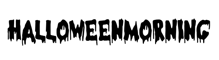 Halloween Morning  Frei Schriftart Herunterladen