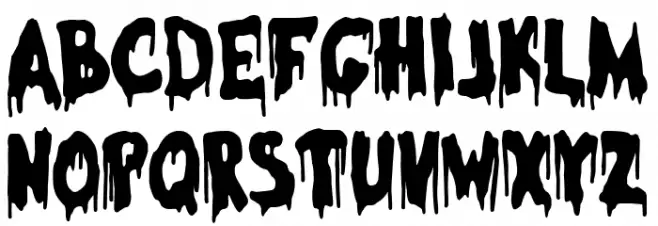 Halloween Morning Font LOWERCASE