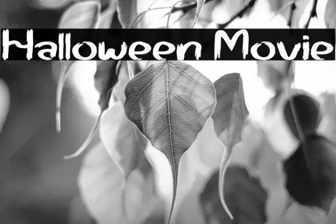 Halloween Movie Font examples