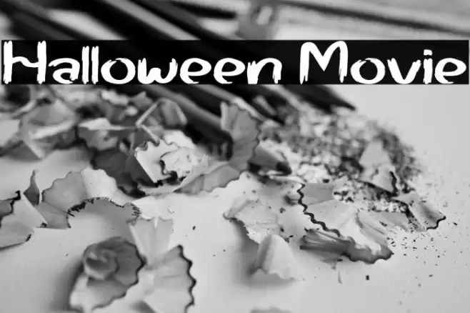 Halloween Movie Font examples