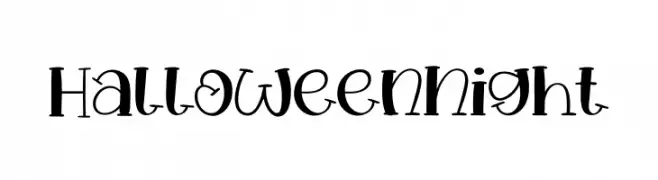 Halloween Night  フリーフォントのダウンロード