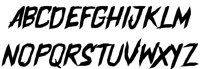Halloween Night Font LOWERCASE