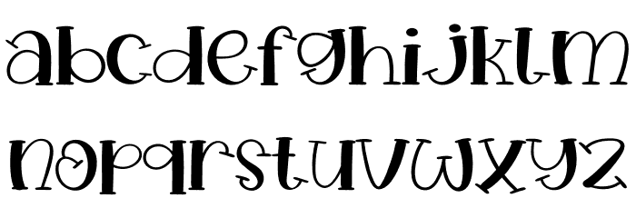 Halloween Night Font LOWERCASE