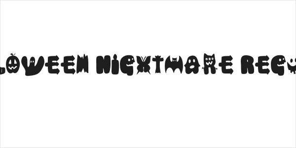 Halloween Nightmare Regular Logo