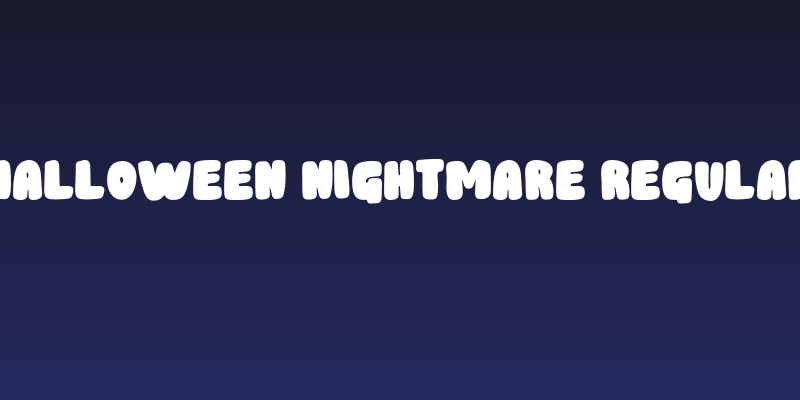 Halloween Nightmare Regular Social Header