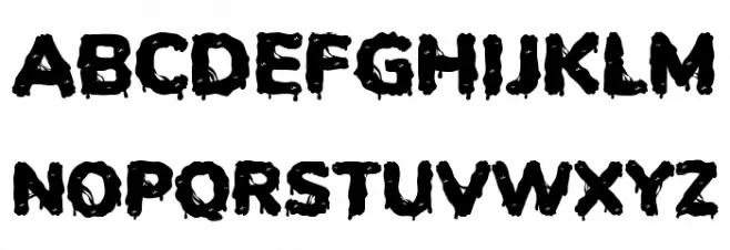 Halloween Nightmare 字体 大写