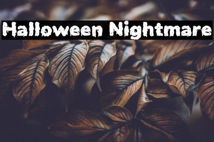 Halloween Nightmare Example 2