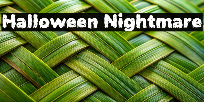 Halloween Nightmare Example 3