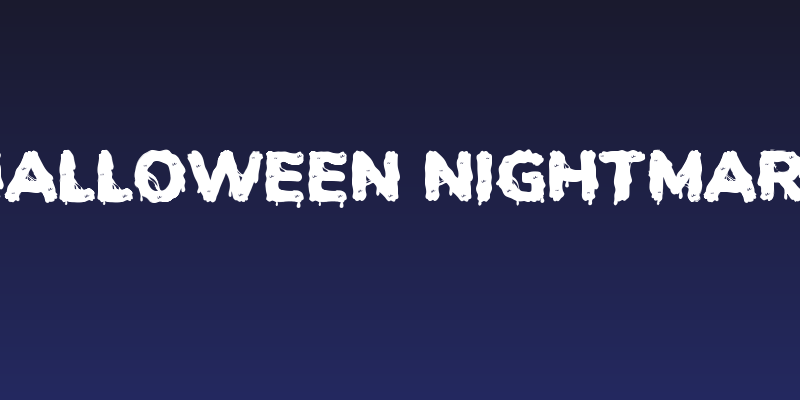 Halloween Nightmare Social Header