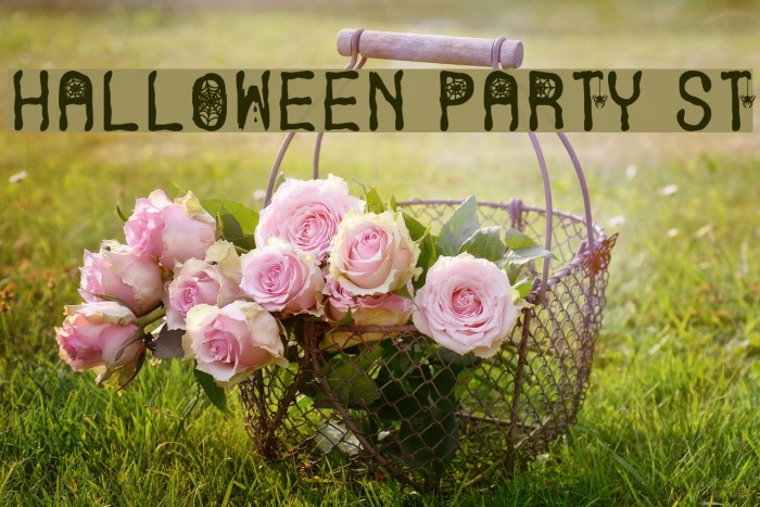 Halloween Party St Font examples