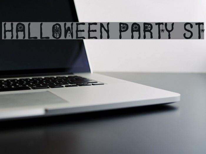 Halloween Party St Font examples