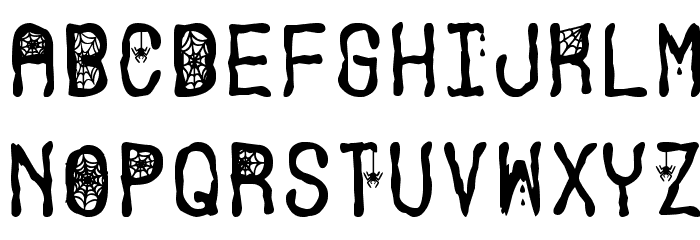Halloween Party St Font LOWERCASE