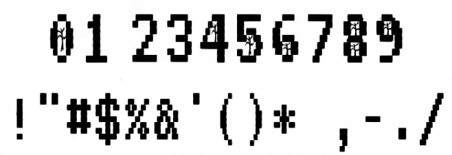 Halloween Party Font OTHER CHARS