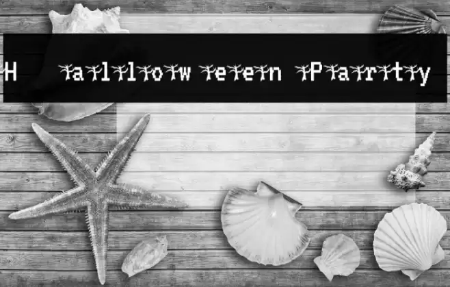 Halloween Party Font examples