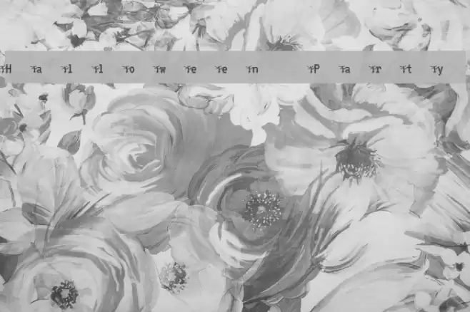 Halloween Party Font examples