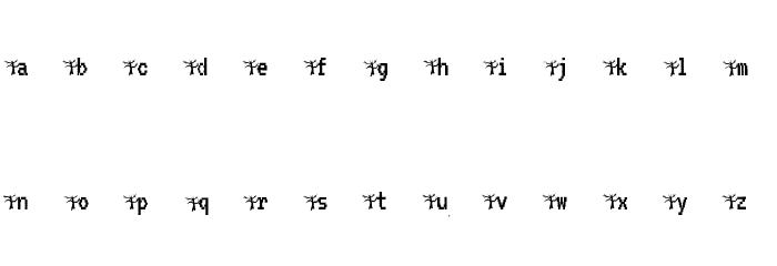 Halloween Party Font LOWERCASE