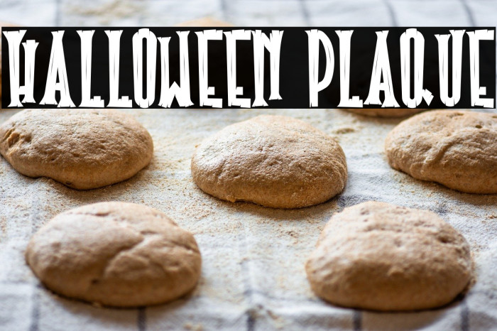 Halloween Plaque Example 1