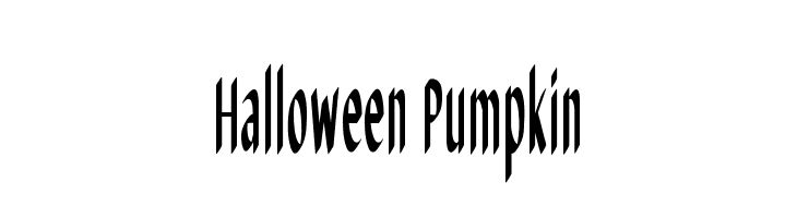 Halloween Pumpkin  font caratteri gratis