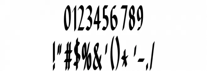 Halloween Pumpkin Font OTHER CHARS