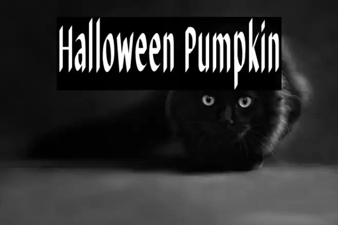 Halloween Pumpkin Font examples