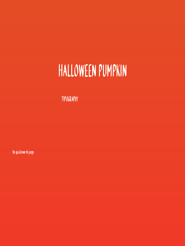 Halloween Pumpkin Poster