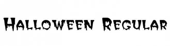 Halloween Regular  les polices de caractères gratuit tlcharger