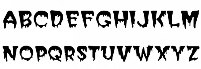 Halloween Regular 字体 小写