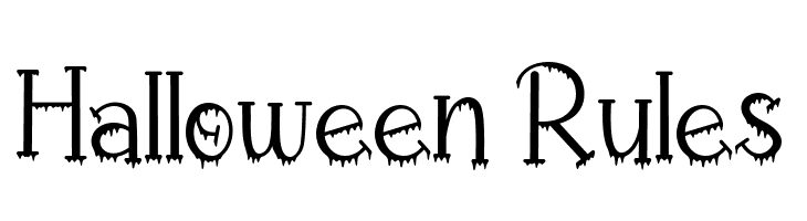 Halloween Rules  नि: शुल्क फ़ॉन्ट्स डाउनलोड
