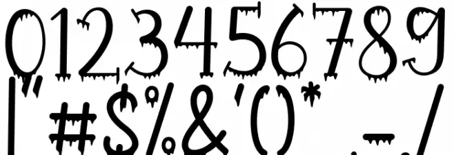 Halloween Rules Font OTHER CHARS