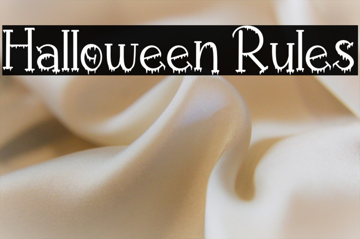 Halloween Rules Example 2