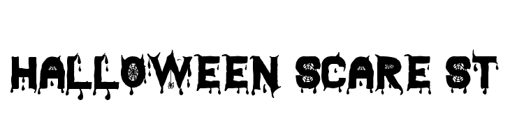 Halloween Scare St Schriftart
